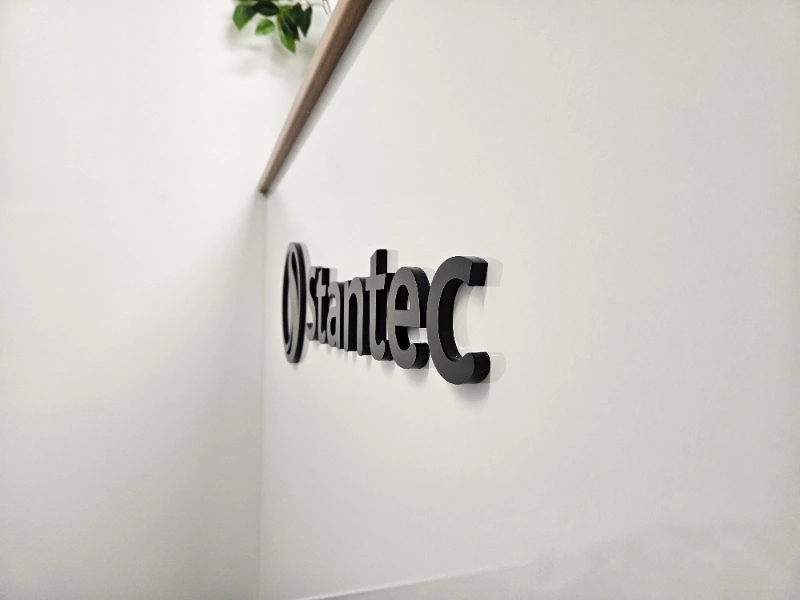 Acrylic reception sign Toowoomba designed by sign writers